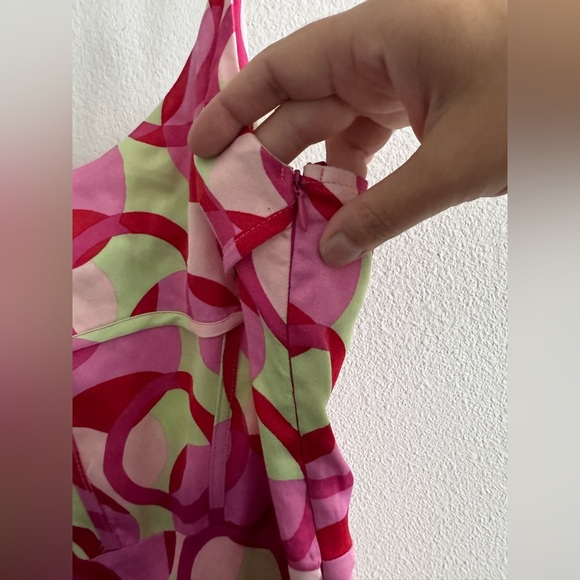 NWT Zara Pattern Mini Dress L - Picture 4 of 9